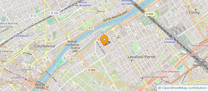 localisation de l'entreprise MODES LIGNES à LEVALLOIS-PERRET