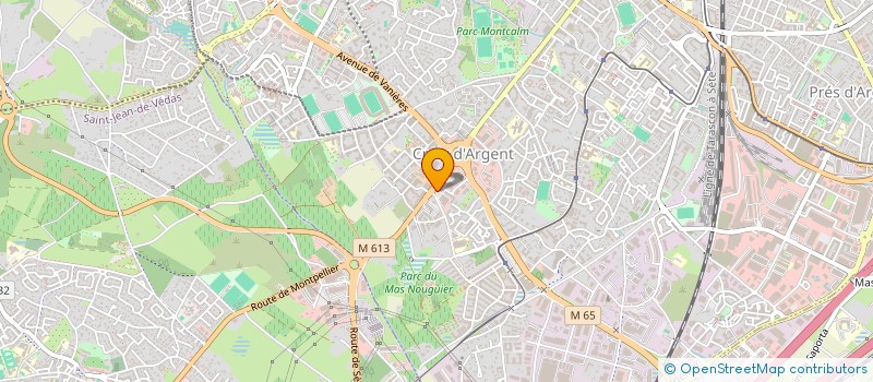 localisation de l'entreprise MODESA à MONTPELLIER
