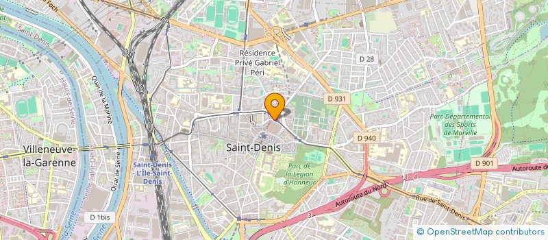 localisation de l'entreprise MODESSE à SAINT-DENIS