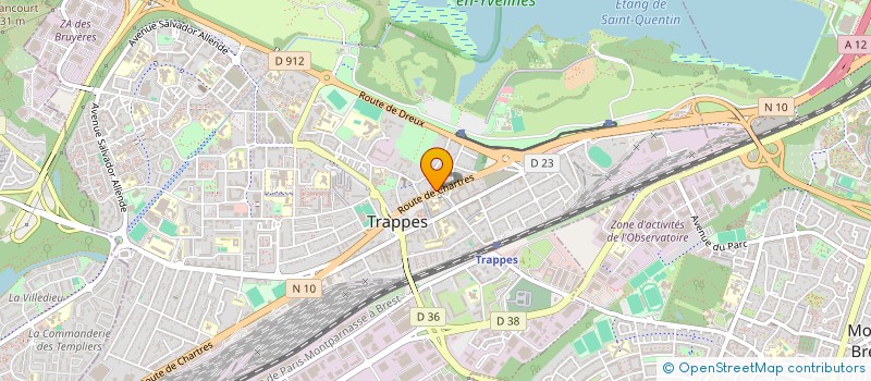 localisation de l'entreprise MODESTIE  TRAPPES