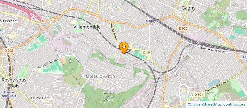 localisation de l'entreprise MODESTINE RENOV  VILLEMOMBLE