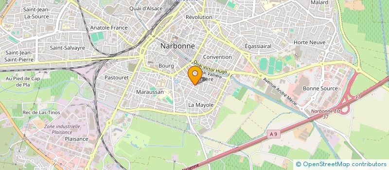 localisation de l'entreprise MODESTY à NARBONNE