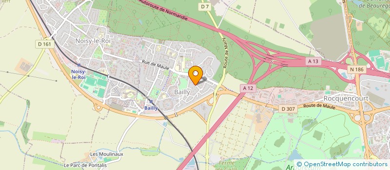 localisation de l'entreprise MODETRA  BAILLY