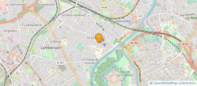 localisation de l'entreprise MODEUSE ET BAROUDEUSE à LAMBERSART