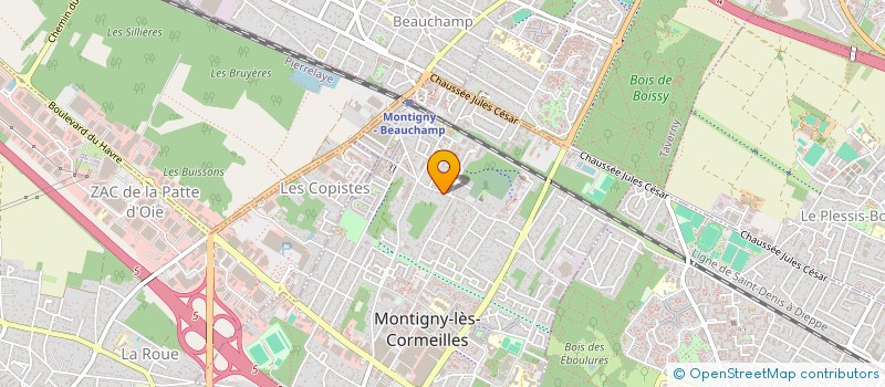 localisation de l'entreprise MODEXA  MONTIGNY-LES-CORMEILLES