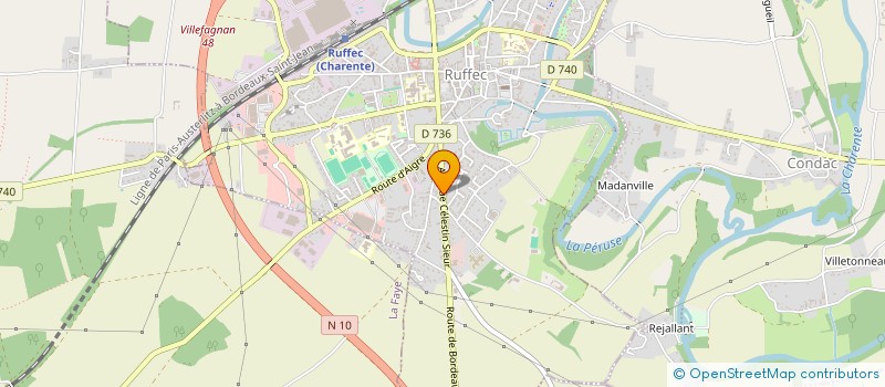 localisation de l'entreprise MODEXCESS à RUFFEC