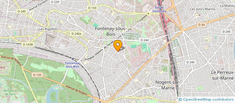 localisation de l'entreprise MODHEB ABDELKADER ET AREZKI à FONTENAY-SOUS-BOIS