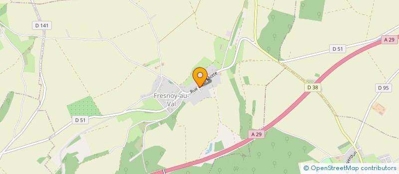 localisation de l'entreprise MODHOM  FRESNOY-AU-VAL