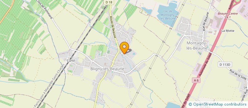 localisation de l'entreprise MODI  BLIGNY-LES-BEAUNE