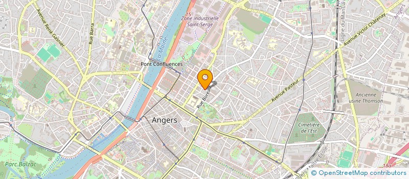 localisation de l'entreprise MODIANO  ANGERS