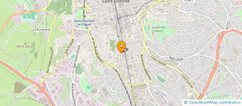 localisation de l'entreprise MODICA  SAINT-ETIENNE