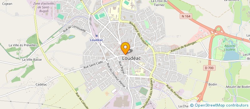 localisation de l'entreprise MODICOM à LOUDEAC