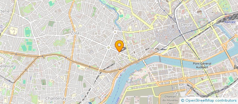 localisation de l'entreprise MODICOM / DAVIET à NANTES