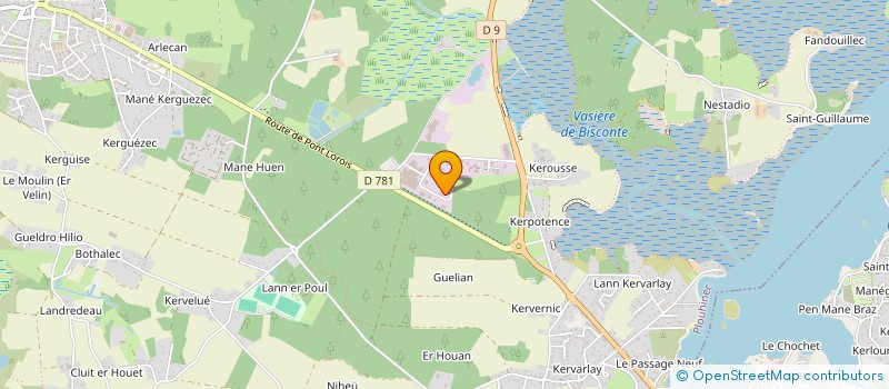 localisation de l'entreprise MODICOM MATERIEL à PLOUHINEC