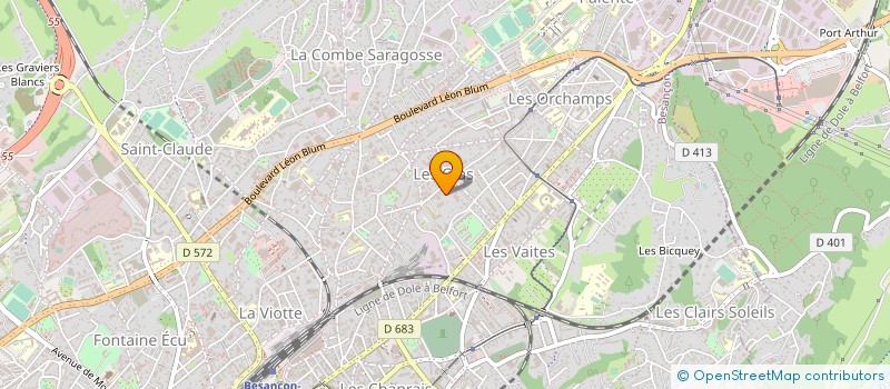 localisation de l'entreprise MODIELO à BESANCON