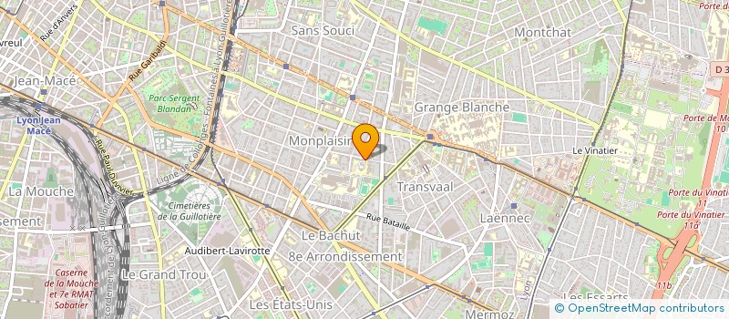 localisation de l'entreprise MODIGLIANI  LYON