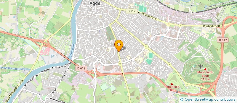 localisation de l'entreprise MODIMMO à AGDE