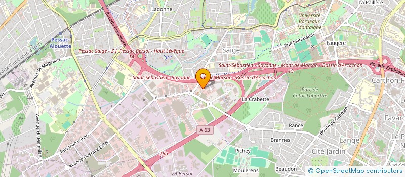 localisation de l'entreprise MODIMO  PESSAC