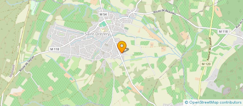 localisation de l'entreprise MODINA  SAINT-DREZERY