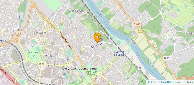 localisation de l'entreprise MODIRASCU BEAUTE  EVRY-COURCOURONNES