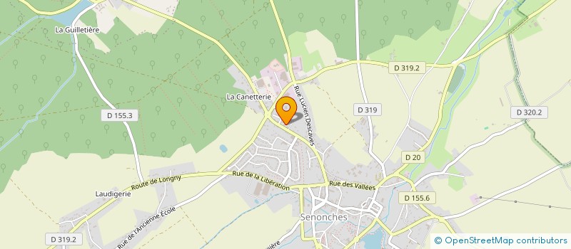 localisation de l'entreprise MODIS à SENONCHES