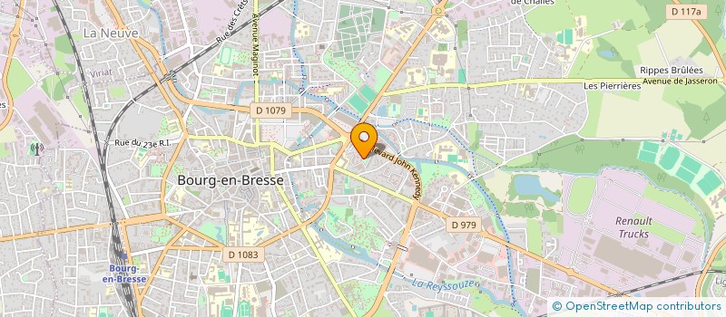 localisation de l'entreprise MODIS à BOURG-EN-BRESSE