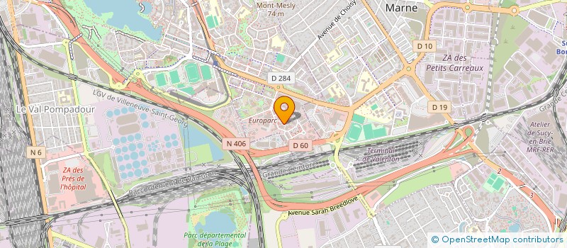 localisation de l'entreprise MODIS TP  CRETEIL