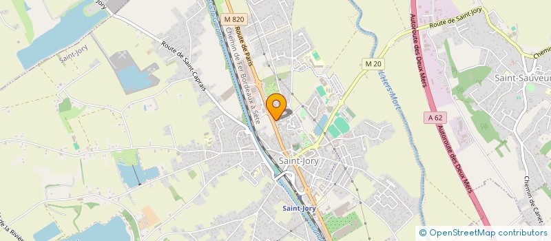 localisation de l'entreprise MODIUS TRANSPORTS à SAINT-JORY