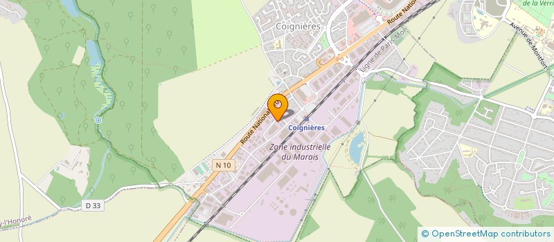 localisation de l'entreprise MODJI ENERGIES à COIGNIERES