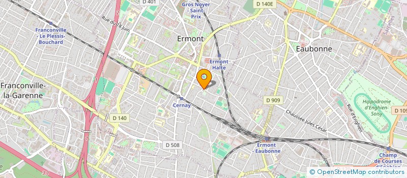 localisation de l'entreprise MODJO  ERMONT