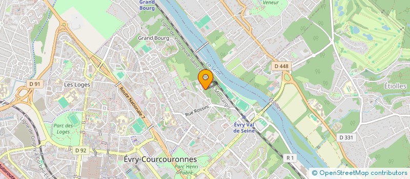 localisation de l'entreprise MODK à EVRY-COURCOURONNES