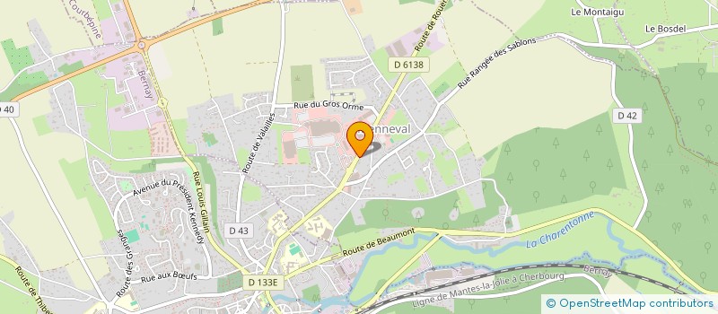 localisation de l'entreprise MODL FAMILY  MENNEVAL