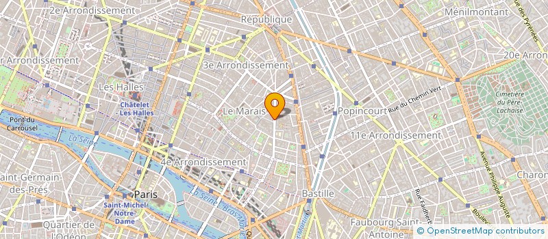 localisation de l'entreprise MODLINE  PARIS