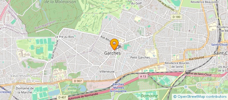 localisation de l'entreprise MODO CONSULTING  GARCHES
