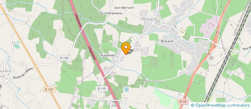 localisation de l'entreprise MODO MUNDO  PEUJARD