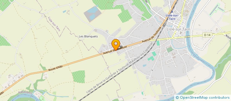 localisation de l'entreprise MODOLO SERVICES à LISLE-SUR-TARN