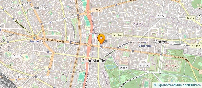 localisation de l'entreprise MODOM à SAINT MANDE