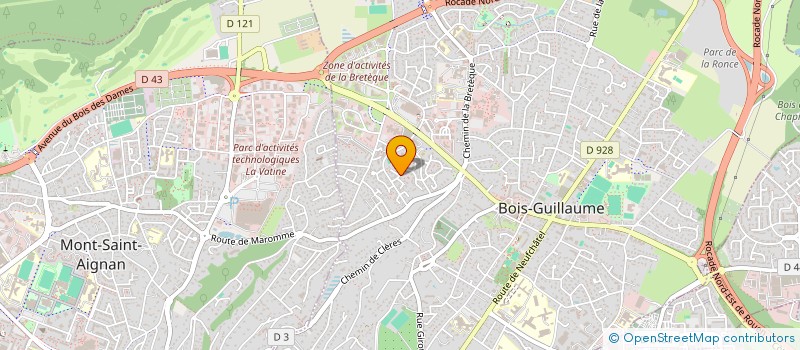 localisation de l'entreprise MODOP à BOIS-GUILLAUME