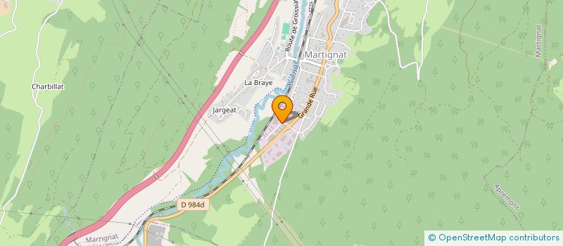 localisation de l'entreprise MODOPAL SARL à MARTIGNAT