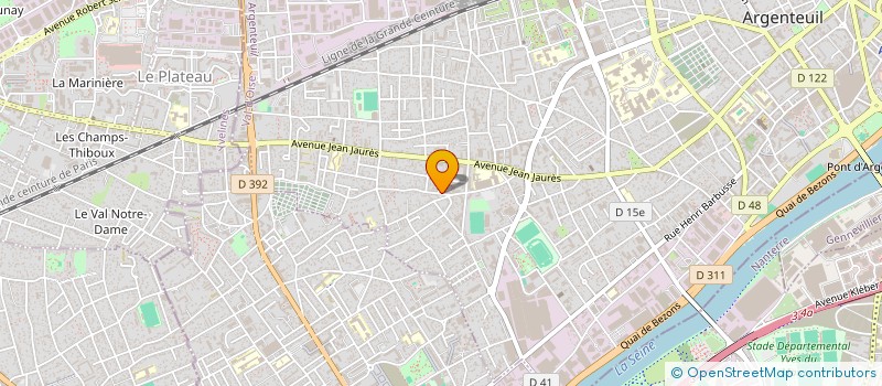 localisation de l'entreprise MODRESS à ARGENTEUIL