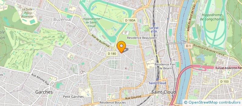 localisation de l'entreprise MODU à SAINT-CLOUD
