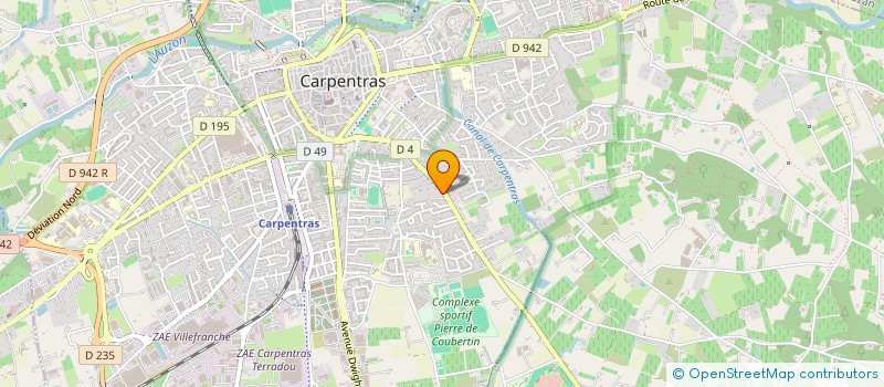 localisation de l'entreprise MODUCA  CARPENTRAS