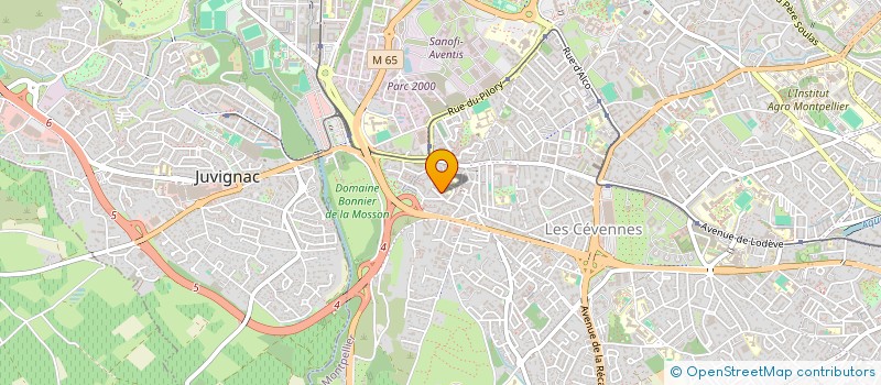 localisation de l'entreprise MODUGUARD à MONTPELLIER