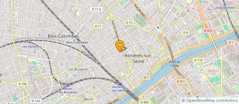 localisation de l'entreprise MODUL'AIR à ASNIERES-SUR-SEINE