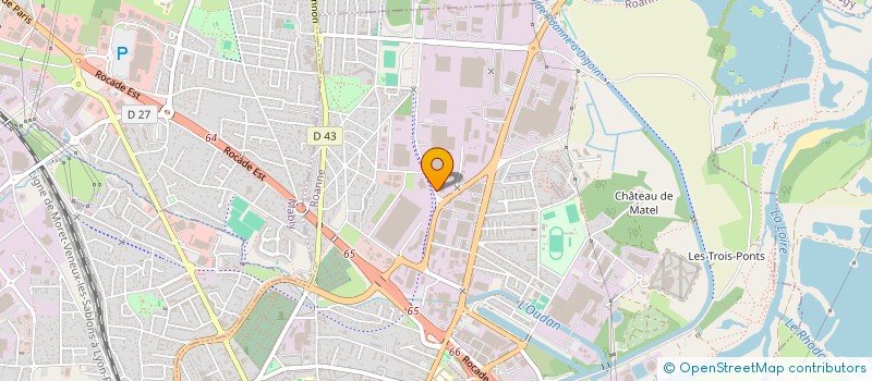 localisation de l'entreprise MODUL'ART AGENCEMENT à ROANNE