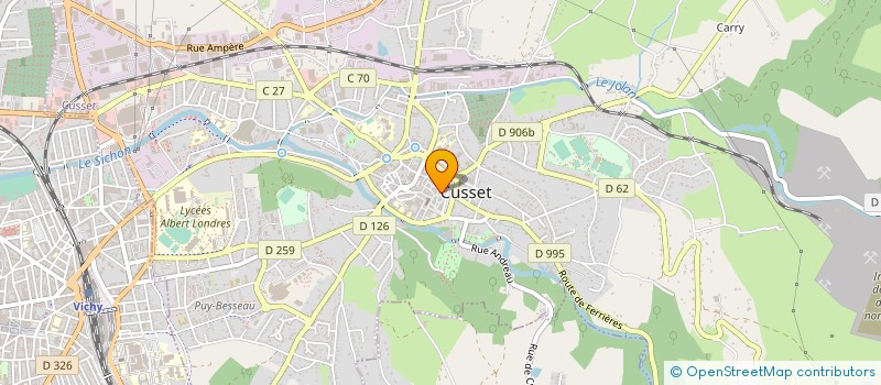 localisation de l'entreprise MODUL'ARTS à CUSSET