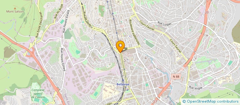 localisation de l'entreprise MODUL'HAIR  SAINT-ETIENNE