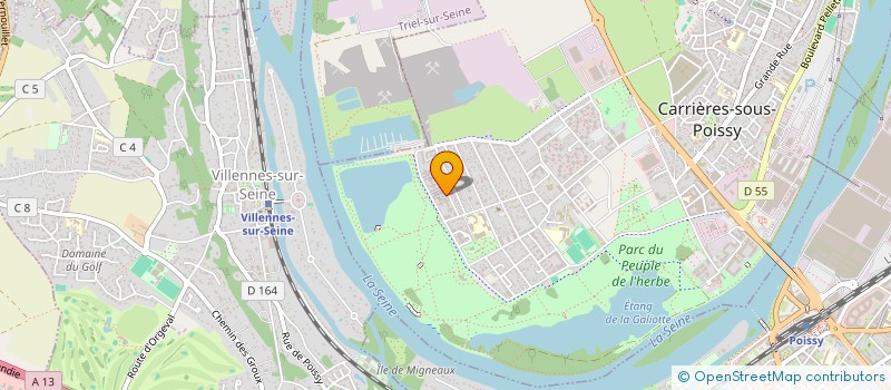 localisation de l'entreprise MODUL'O YVELINES à CARRIERES SOUS POISSY
