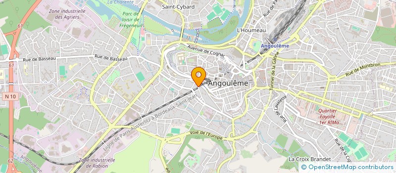 localisation de l'entreprise MODUL'OR à ANGOULEME