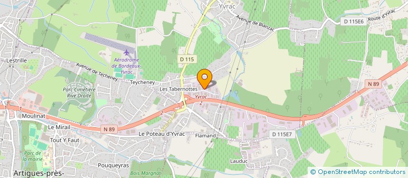 localisation de l'entreprise MODUL-OUEST à YVRAC